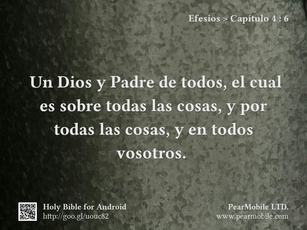 Efesios, Capítulo 4:6